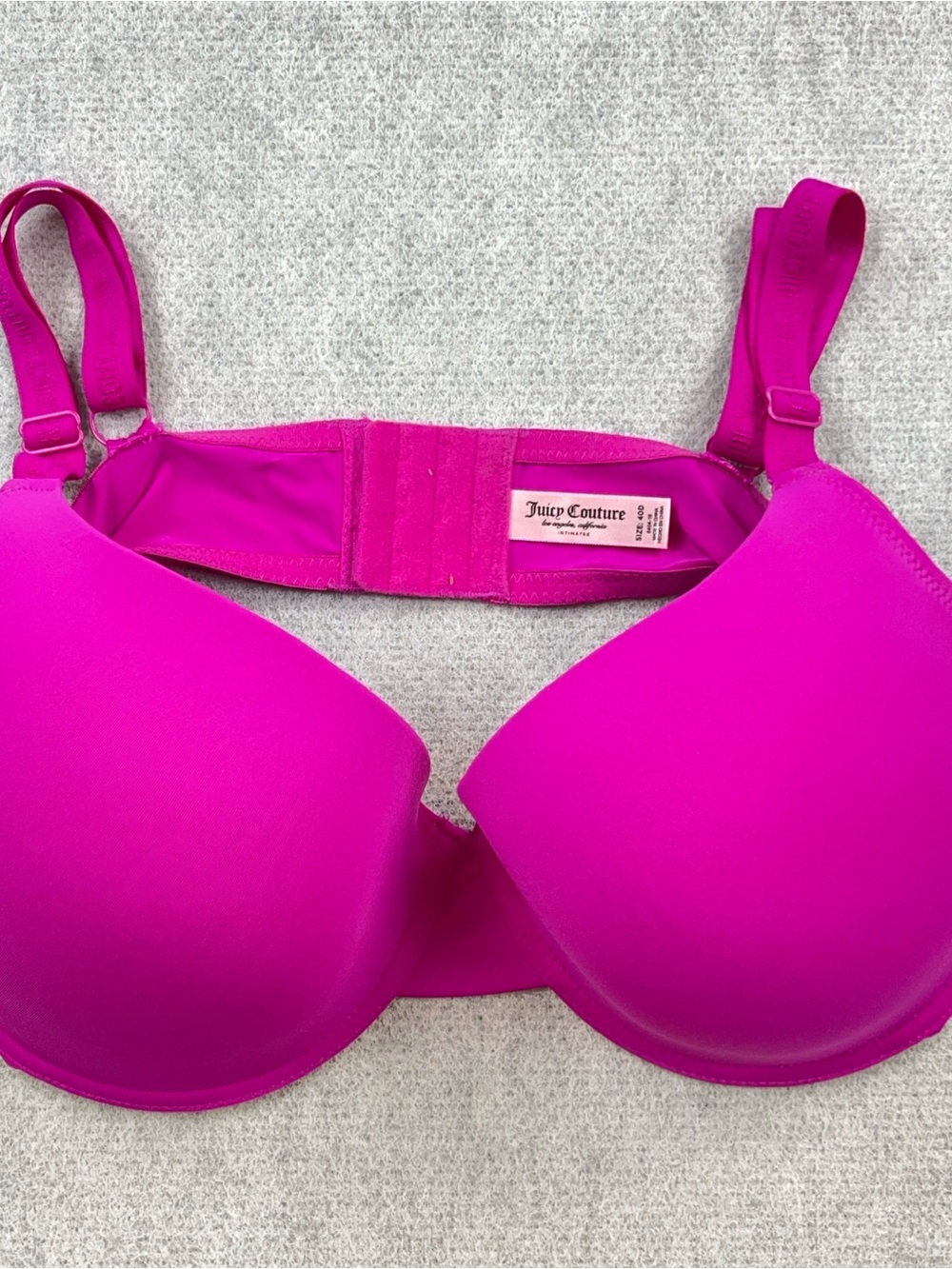 Juicy Couture Bold Pink Fuchsia Molded‎  Bra